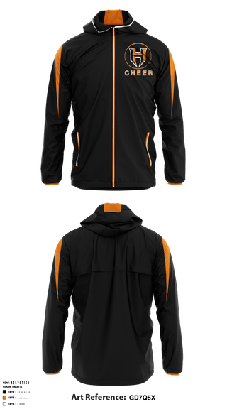 Windbreaker, Hoover Bucs Youth Football and Cheerleading, Football, Teamtime, Team time, sublimation, custom sports apparel, team uniforms, spirit wear, spiritwear, sports uniforms, custom shirts, team store, custom team store, fundraiser sports, apparel fundraiser