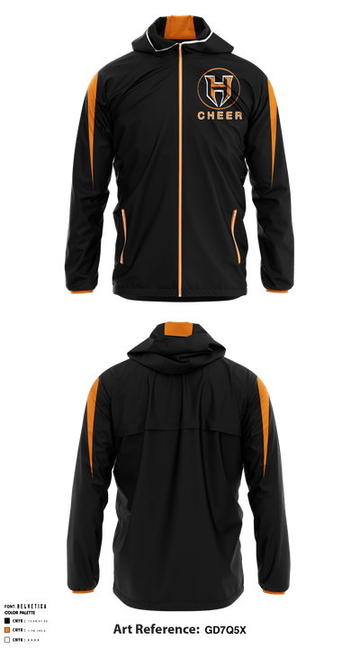 Hoover Bucs Youth Football and Cheerleading 10637219 Windbreaker - 1