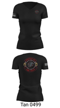 Wolves of the west 83450229 Women's Short Sleeve V-neck Shirt - 23