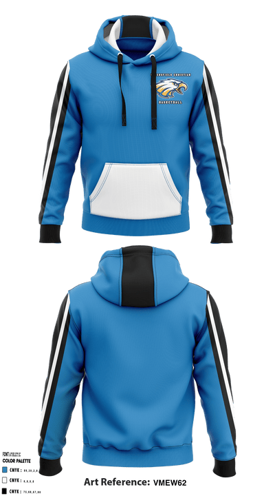 Bakersfield Christian High School Basketball 56534822 Hoodie - 1