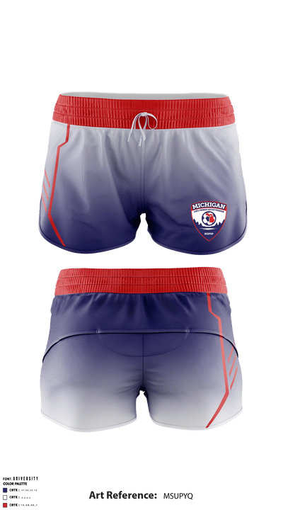 Michigan State Premier Soccer 36232224 Track Shorts - 1